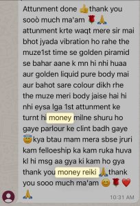 money reiki feedback 3